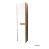 Lapino Ormar za kupatilo Etna 35x140cm Boja drveta, Beli