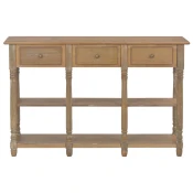 MAISON CHIC konzolna miza - miza ob steni 110x30x76 cm inženirski les, (21786588)