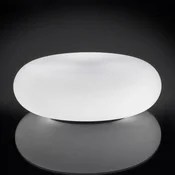 Namizna svetilka Artemide Itka s steklenim senčnikom O 50 cm - Dnevna soba/jedilnica - Sodobni - bela - Steklo