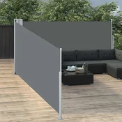 MAISON CHIC Zložljiva stranska tenda - Senčniki antracitna 100x1000 cm, (22039551)