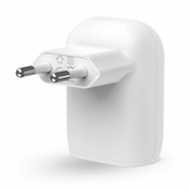 Belkin Belkin BoostCharge USB-C PD 3.0 PPS Stenski Polnilec 30W, Beli, Hitro Polnjenje za pametne telefone in tablice