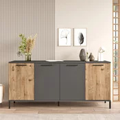 Wallity Komoda 160x71,8x40cm Bež-Antracit