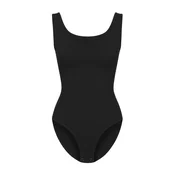 cfab Oblikovanje postave Tank Sculpting Bodysuit with Slip črna