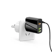 VYZIO 65W hitri večportni polnilec PD QC3.0, za 5 naprav hkrati, kompaktna potovalna zasnova, univerzalna združljivost | SPEEDPOD, (5000299928)