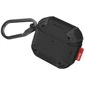 shumee Ovitek Skinarma Mecha CE za AirPods 4 črne barve