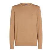 TOMMY HILFIGER Pulover Essential svetlo rjava