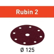 Brusni list Rubin 2 STF D125/8 P150 RU2/50 kos