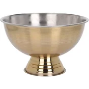 Posoda za šampanjec iz nerjavečega jekla, zlata, sijoča, 240 mm, premer: 390 mm