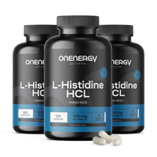 3x L-histidin HCL 500 mg, skupaj 360 kapsul