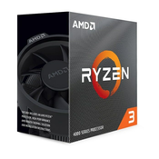 AMD Ryzen 3 4100, AMD Ryzen™ 3, Prikljucnice AM4, 7 nm, AMD, 3,8 GHz, 64-bit