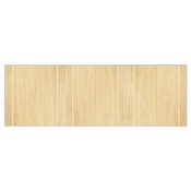 Vidaxl Preproga pravokotna svetlo naravna 100x300 cm bambus