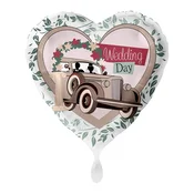 Premioloon Foliasti balon - Wedding Day 43 cm