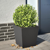 Vrtna sadilica crne 40x40x40 cm celicna