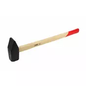 shumee AWTOOLS KOVAŠKO KLADIVO 5,0 kg LESENI ROČAJ ČRNE VRSTE