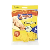 Rukavice lateks Confort vel. L 2 para žute Spontex