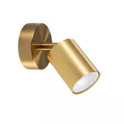 LED RGBW prigušiva zidna spot svetiljka GOLDI 1xGU10/6W/230V zlatna