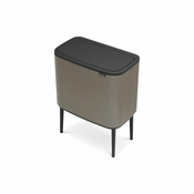 Brabantia koš za smeti Bo Touch 11+23L siva