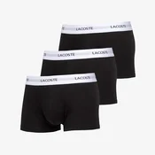 Bokserji LACOSTE 3-Pack Trunk Black L