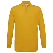 MAJICA DUGI RUKAVI B&C SAFRAN POLO LSL 180G ZLATA RUMENA 2XL!!