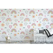 Wallity Tapete za zid MDK-00126, 100x100 cm, Šarena