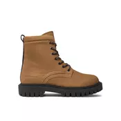 Tommy Hilfiger Pohodni čevlji Casual Hilfiger Chunk Z Nbk Boot FM0FM05149 Rjava