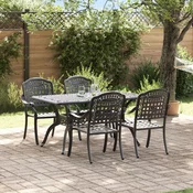 vidaXL vidaXL Set 3 Črna Liti aluminij Srednje Dekorativni vložki, (22067775)