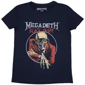 Megadeth Black Friday (Back Print) Navy Blue M Ženske Majica