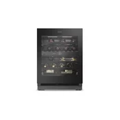 Miele vinska vitrina KWTUS7096 E Obsidian črna