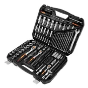 Neo Tools 10-076 Set nasadnih kljuceva – 219 delova, 1/2, 3/8, 1/4, CrV ( 10-076 )