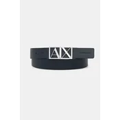 Armani Exchange dvostranski pas moški usnjeni