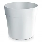 Prosperplast Klasični bel okrogel plastični cvetlični lonček 10,9 cm Grower