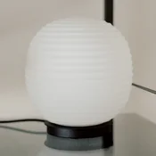 New Works Lantern Globe Majhna namizna svetilka, O 20 cm - Dnevna soba/jedilnica - Dizajn - črna, bela - Steklo
