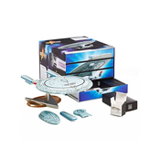 POZZI CC odštevanje znakov Numskoll 2023 Star Trek Trek USS Enterprise Collectable Figure - uradno blago Star Trek - Kip za gradnjo adventnega koledarja, (21241149)
