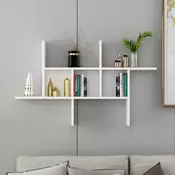 Hanah home Zidna polica Bela