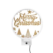 Opviq XMAS28 Zidna lampa, Belo-Zlatna