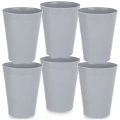 Orion Sive plasticne caše SANDY 300 ml 6 kom.