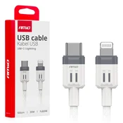 shumee Polnilni kabel USB-C - IPHONE LIGHTNING FullLINK 20W 100cm AMIO-03910