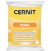 Polimerna glina Cernit Pearl - Žuta, 56 g