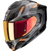 Scorpion EXO-1500 Air Sleek integralna motociklisticka kaciga crno-narancasta