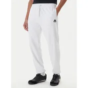 Kappa Spodnji del trenirke Gothenburg 331U7EW Bela Regular Fit