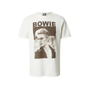 AMPLIFIED Majica DAVID BOWIE - CIGARETTE  temno rjava / off-bela