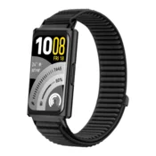 Pašček za Huawei Band 11/Band 11 Pro, najlonska zapestnica, črne barve, trpežen