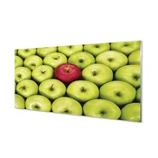 tulup.si Zidna obloga za kuhinju Zelena in rdeča jabolka 125x50 cm