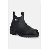 Usnjeni čevlji Tommy Jeans TJM CHELSEA LEATHER