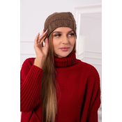 Kesi Cap with fleece Ula K271 cappuccino