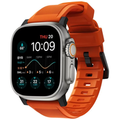 Nomad Rugged Strap, orange/black - Apple Watch Ultra (49mm) 8/7 (45mm)/6/SE/5/4 (44mm)/3/2/1 (42mm) (NM01217985)