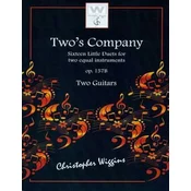 WIGGINS:TWOS COMPANY 16 LITTLE DUETS OP.157B FOR TWO GUITARS
