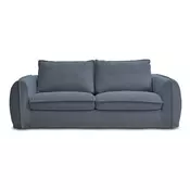 Modra sedežna garnitura za spanje/raztegljiva 216 cm Archimede – Bobochic Paris