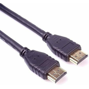 PremiumCord HDMI 2.1 High Speed+ Ethernet kabel/ 8K@60Hz / pozlaceni konektori/ 2m/ crni