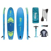 Napihljiva SUP deska WASUP FAMILY s 4 delnim sup/kajak veslom in sedežem, 365 cm